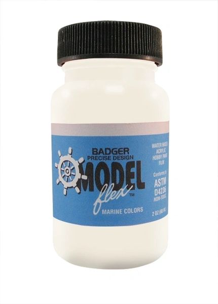 BAD16458 1 oz Modelflex Paint Marine Colors Matte Coat