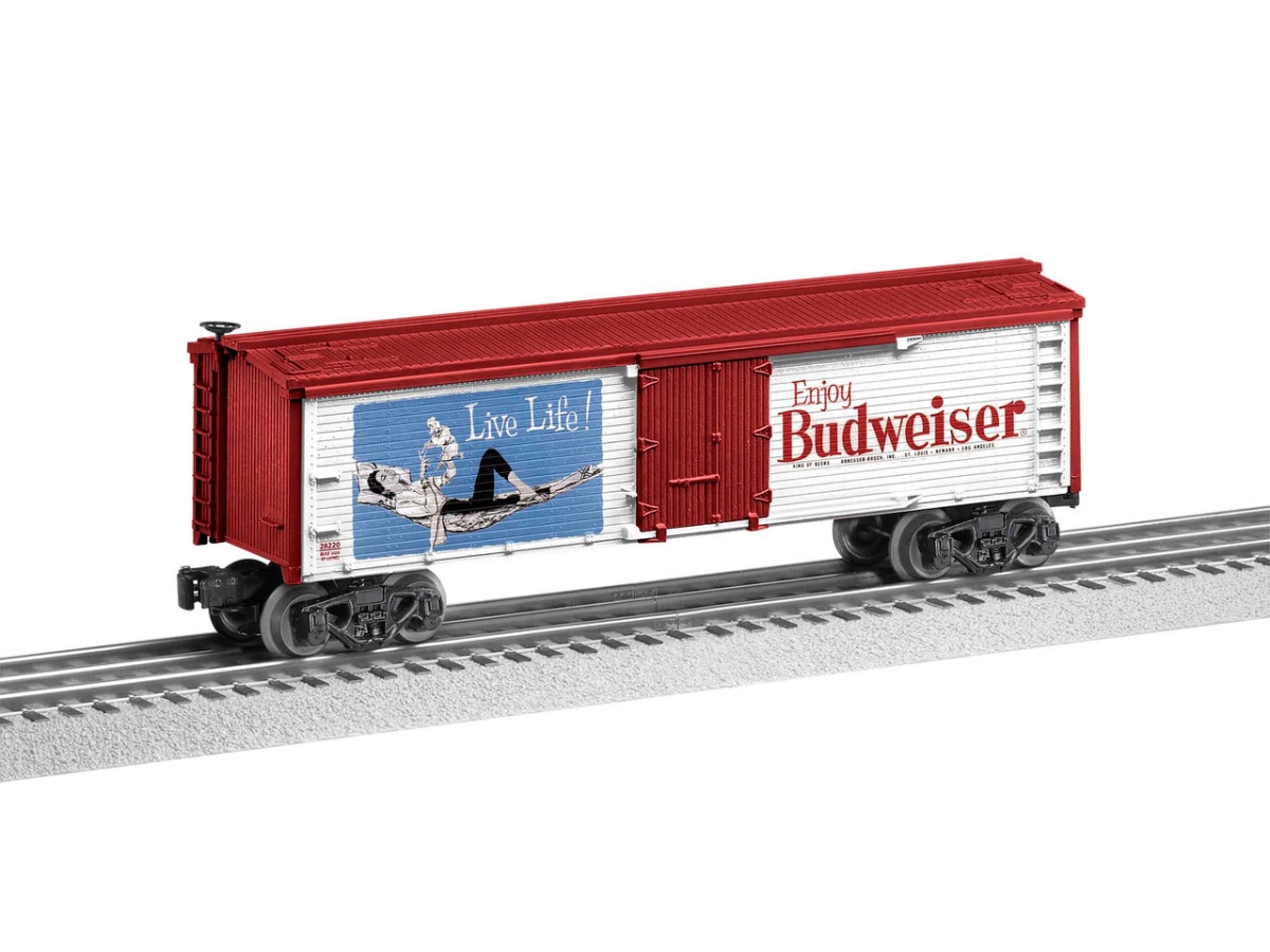 LNL2028230 O Scale Enjoy Budweiser Reefer