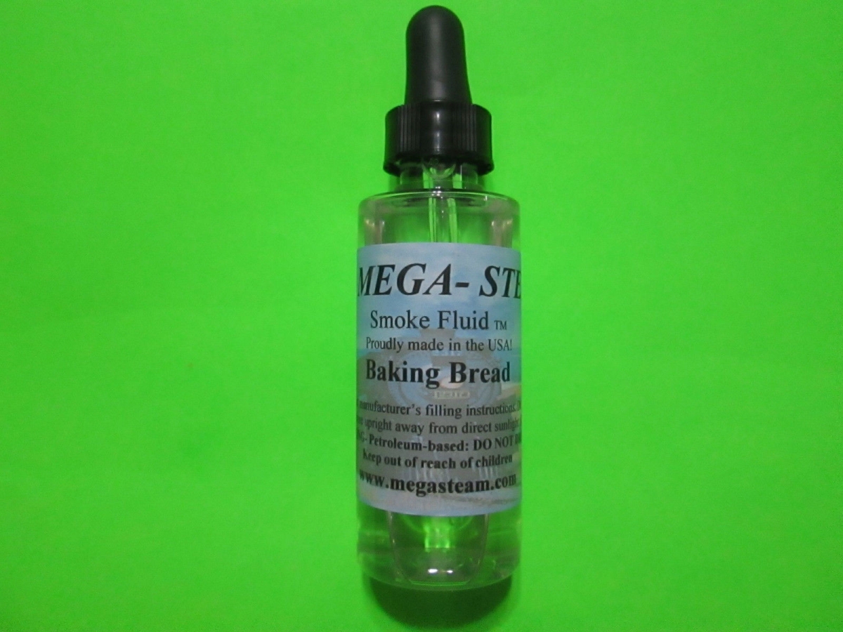 2 oz Mega Stream Train Smoke Fluid - Baking Bread