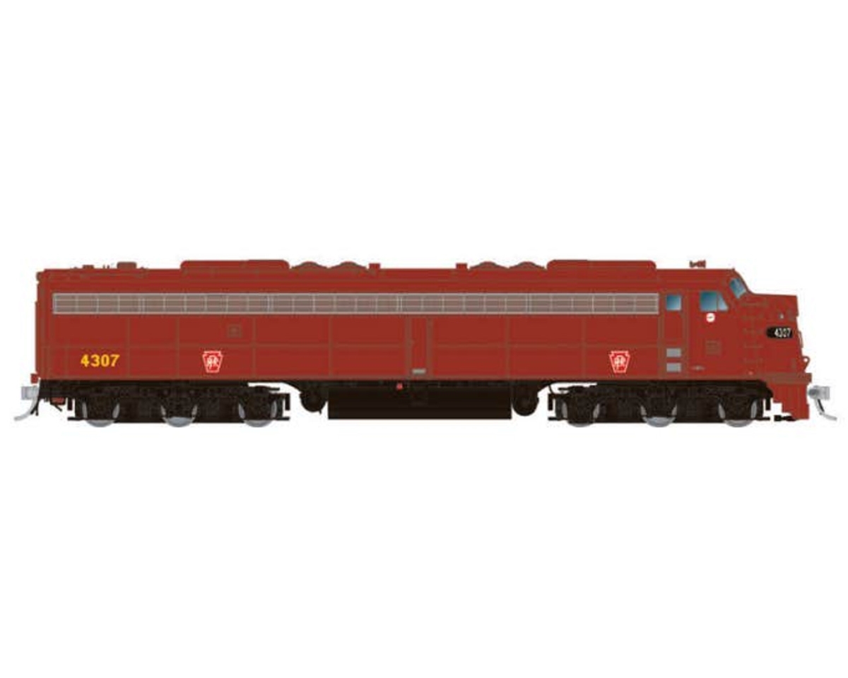 RAP28561 HO Scale Pennsylvania in Late Tuscan EMD E8A DCC Sound No.4307