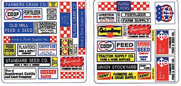 Picture of Blair Line BLR257 O Scale Feed & Seed Store Signs
