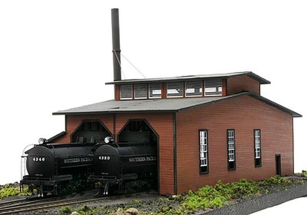 Picture of Banta Modelworks BMW2097 HO Scale Port Costa Roundhouse Model Railroad Building Kit