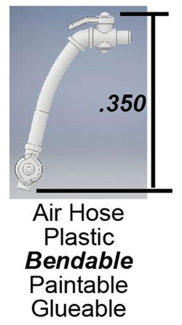 Picture of Cal Scale CAL730 HO Scale Loco Air Hose with Shut Off Valve - Pack of 2