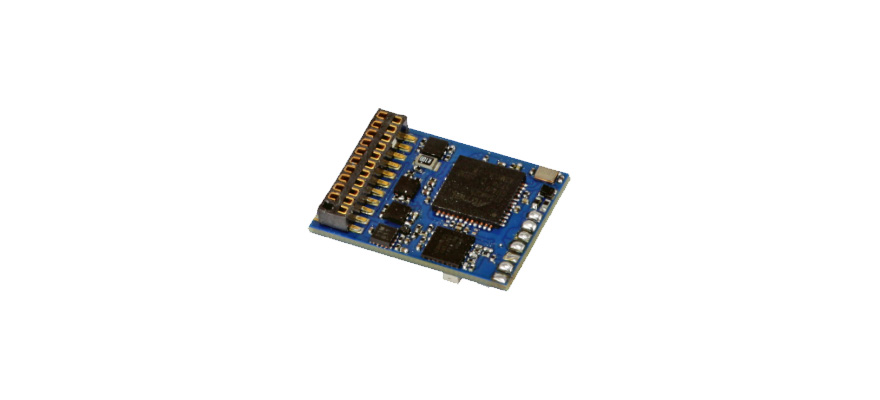 LOK58210 H0 Gauge 5 Fx 8-pin NEM652 with Loudspeaker