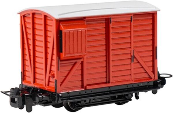 BAC77207 HO Scale Thomas & Friends Narrow Gauge Brake Van Model Train, Red