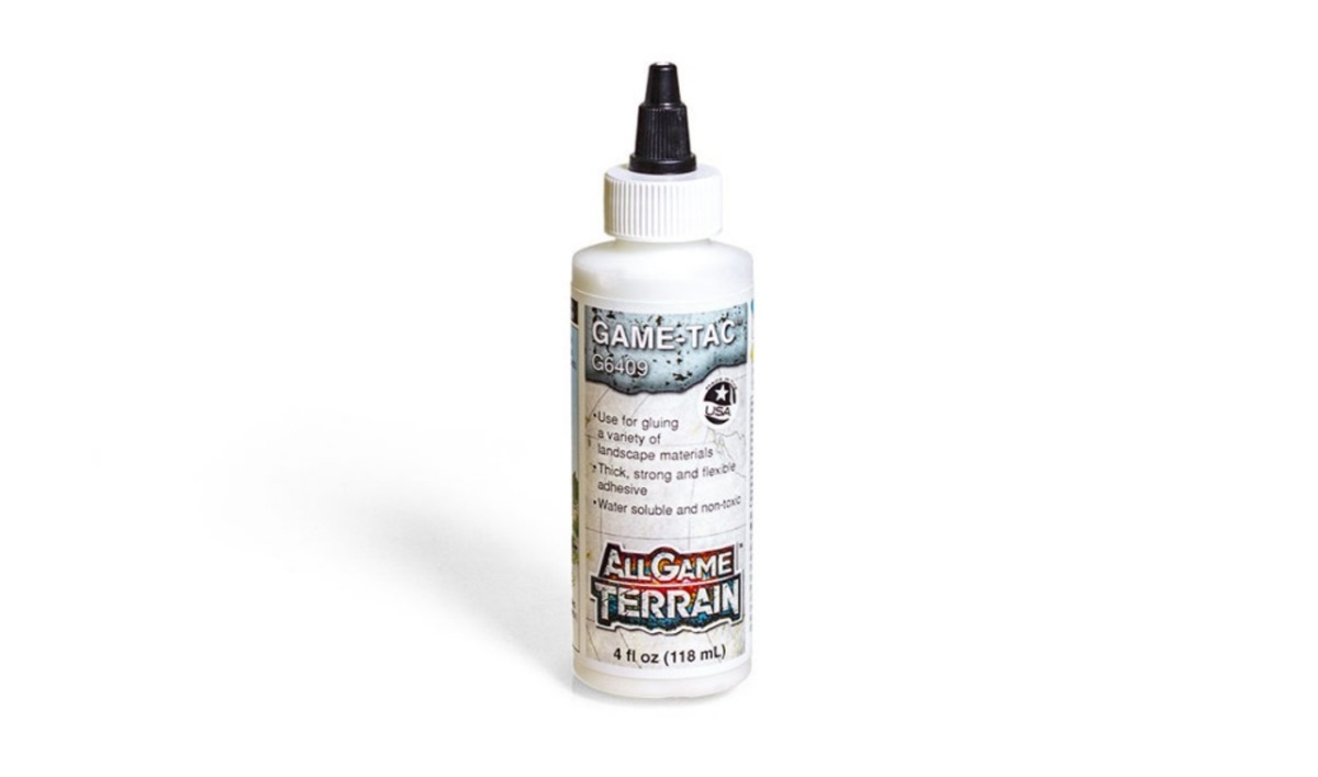 WOO6409 4 oz All Game Terrain - Game-Tac Glue