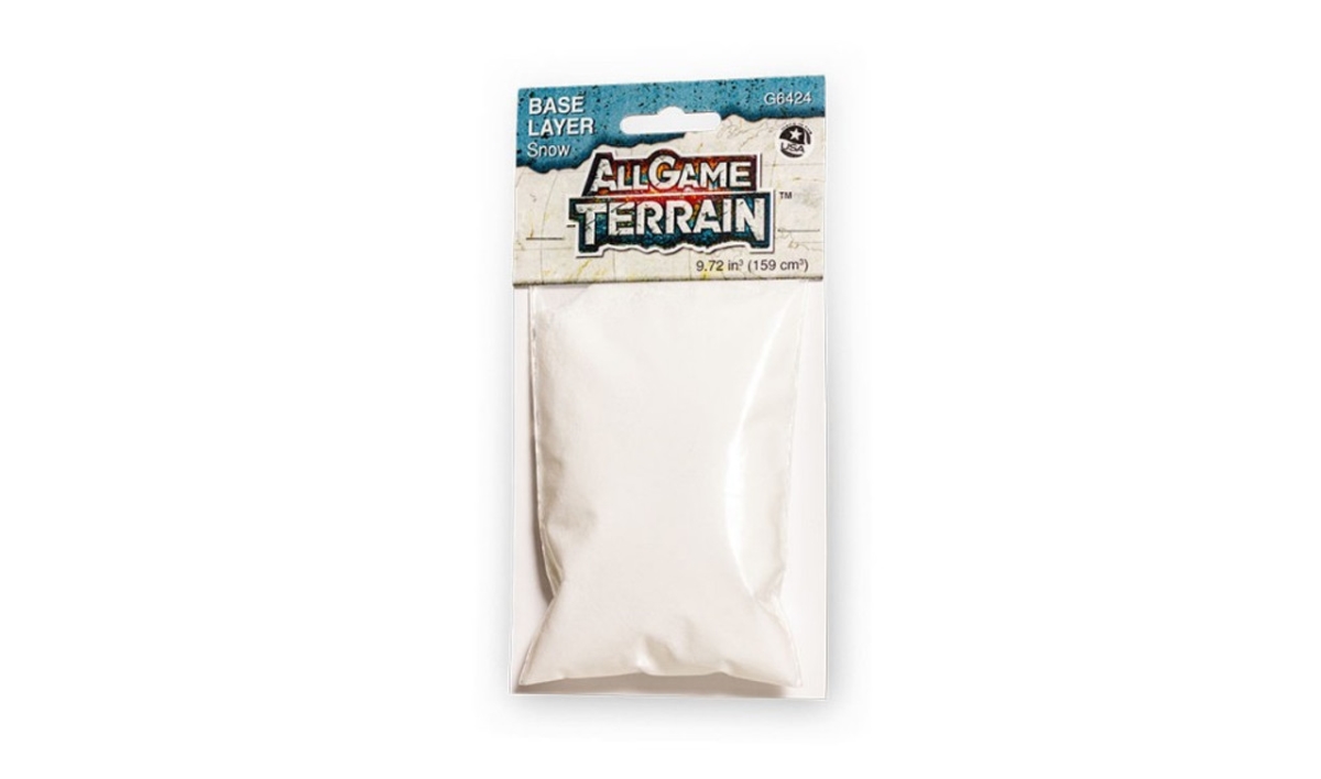 WOO6424 9.72 cu. in. All Game Terrain - Base Layer Snow