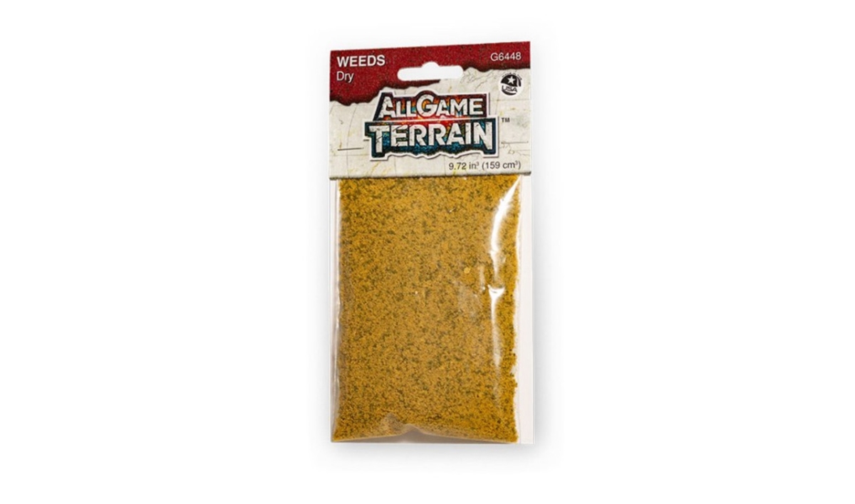 WOO6448 9.72cu. in. All Game Terrain - Weeds Dry, Brown