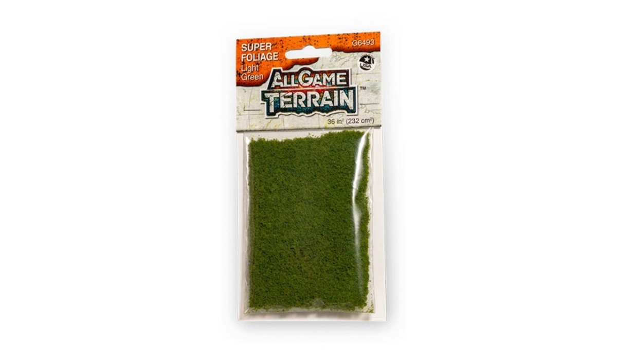 WOO6493 36 sq. in. All Game Terrain - Super Foliage, Light Green