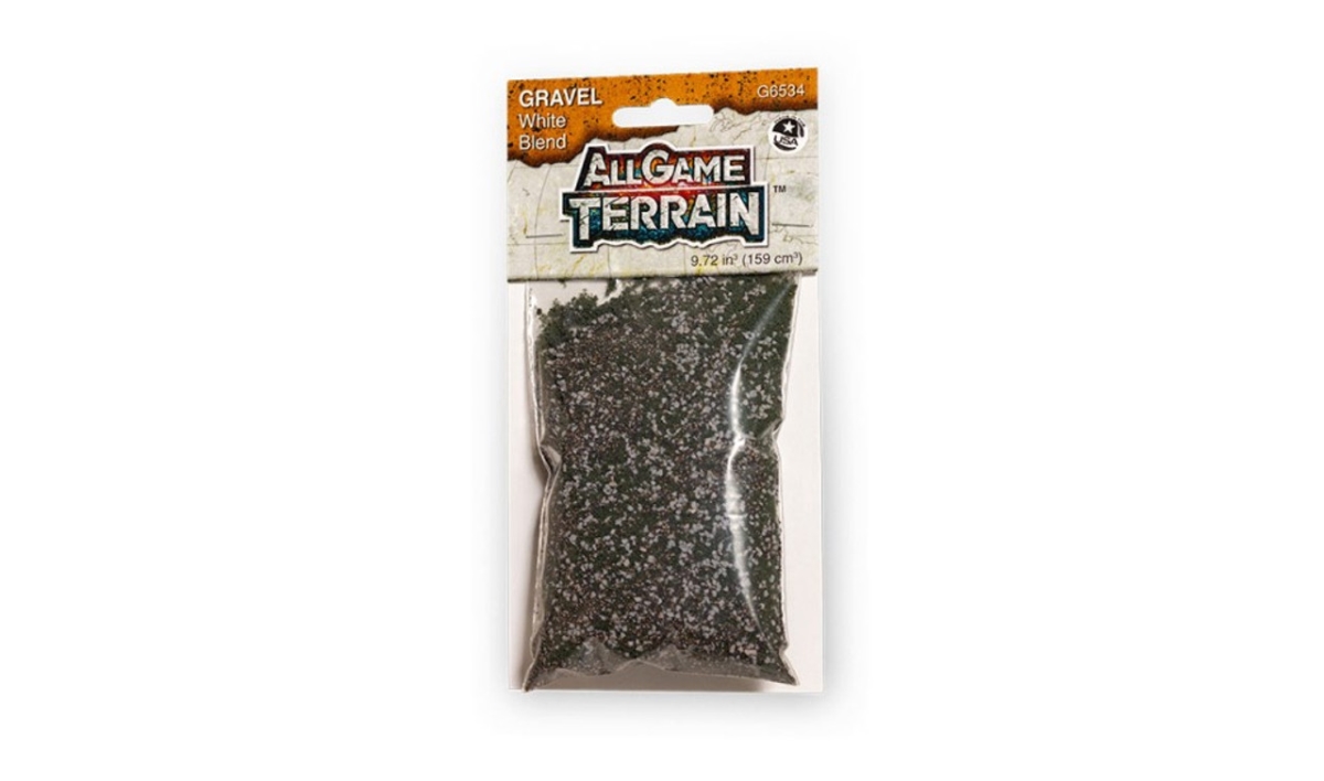 WOO6534 9.72 cu. in. All Game Terrain - Gravel White Blend