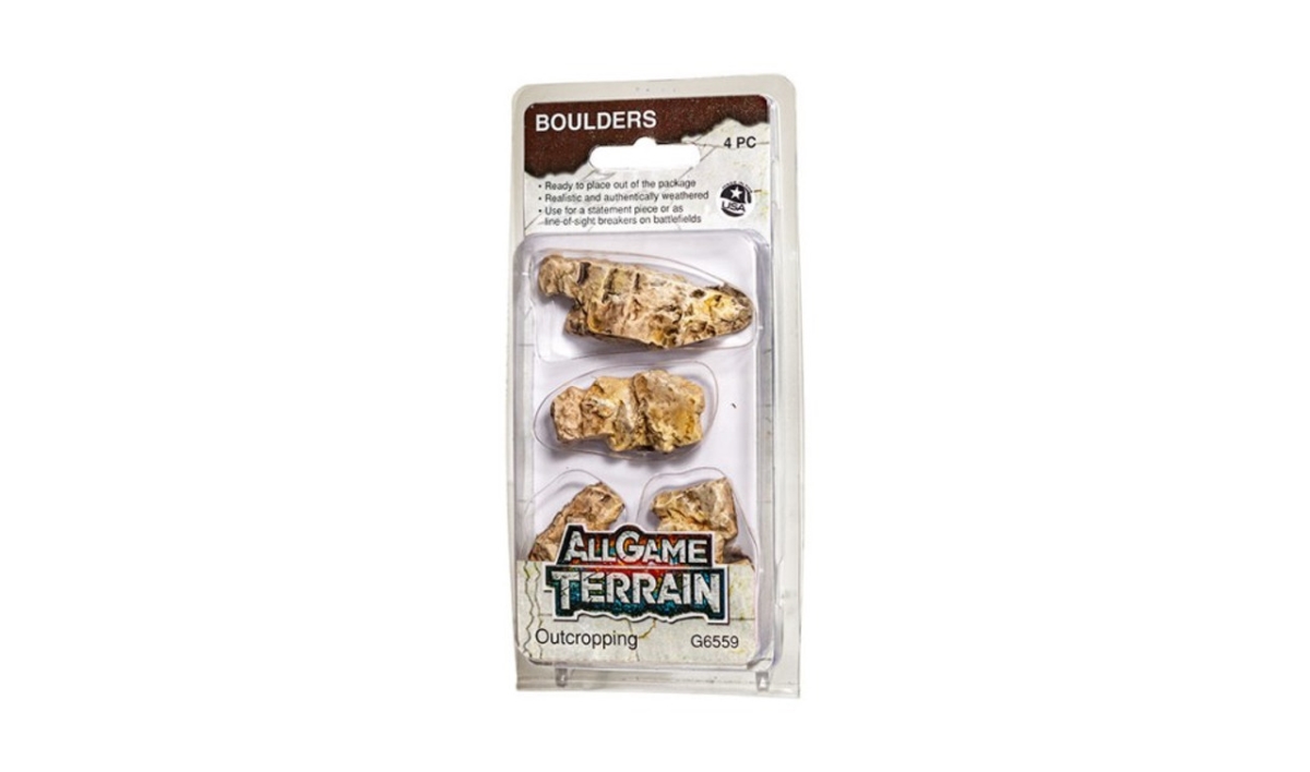 WOO6559 All Game Terrain - Outcropping Boulders