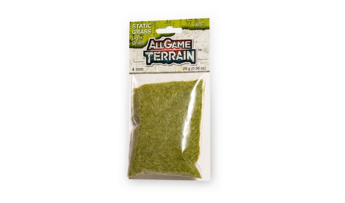 WOO6571 4 mm All Game Terrain - Static Grass, Light Green
