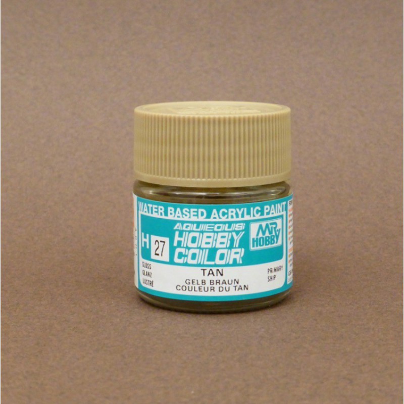 GUZH27 10 ml Aqueous Color Acrylic Old Model Paint, Tan