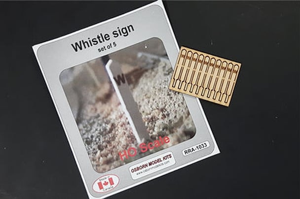 OMK3033 3033 N Scale Canadion National Whistle Signs