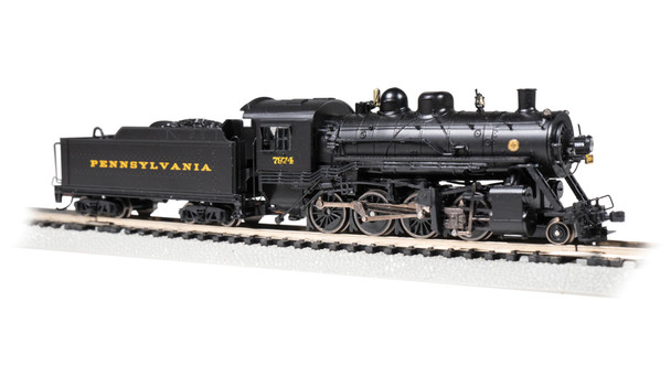 Picture of Bachmann BAC54154 N Scale Pennsylvania Railroad Baldwin 2-8-0 No.7974 Consolidation Steam&#44; Black