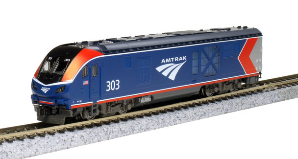 KAT1766052DCC N Scale Amtrak ALC-42 No.303 Phase VI with Digitrax DCC, Blue