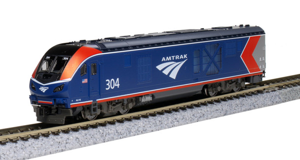 KAT1766053DCC N Scale Amtrak ALC-42 No.304 Phase VI with Digitrax DCC, Blue