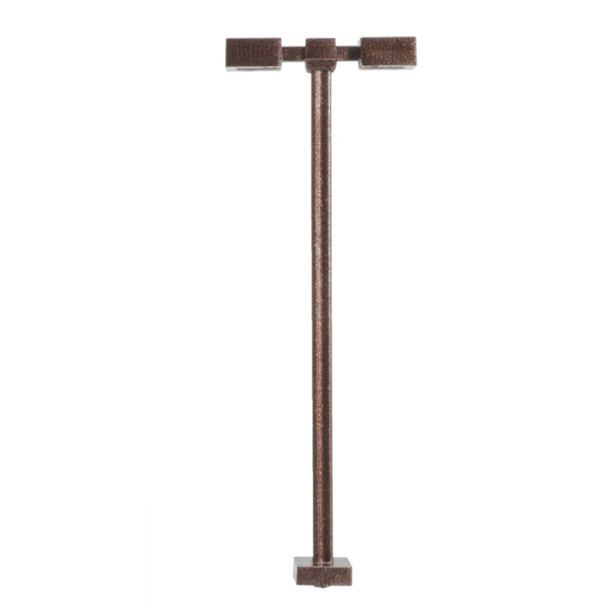 ATL70000209 15 ft. HO Scale Square Bronze Warm LED Double Arm - Pack of 3
