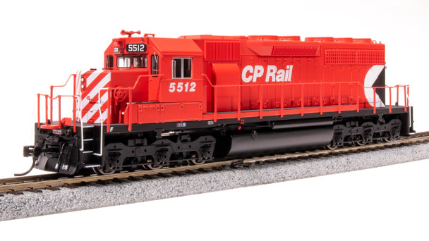 BLI9036 1-87 Scale Ho CP Rail EMD SD40 Pacman Scheme No-Sound Railroads Model Train - No. 5512, Red & Black -  Broadway