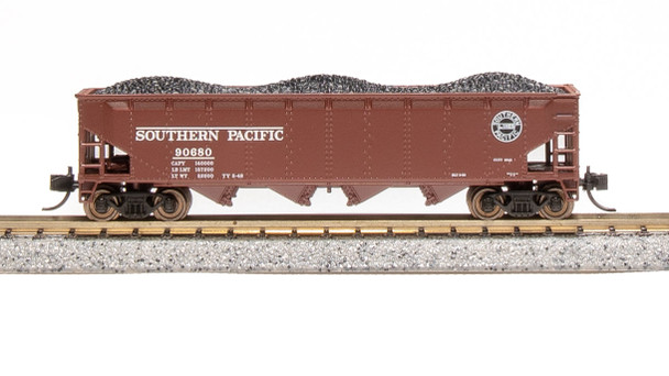 BLI7437 1-160 Scale N SP ARA 70-Ton Quad Hopper Fantasy Paint Scheme Model Train, Maroon - Pack of 4