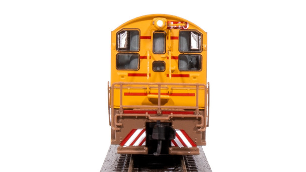 BLI7492 1-160 Scale N EJ&E EMD NW2 Paragon4 Diesel Locomotive Model Train - No. 438, Brown & Yellow