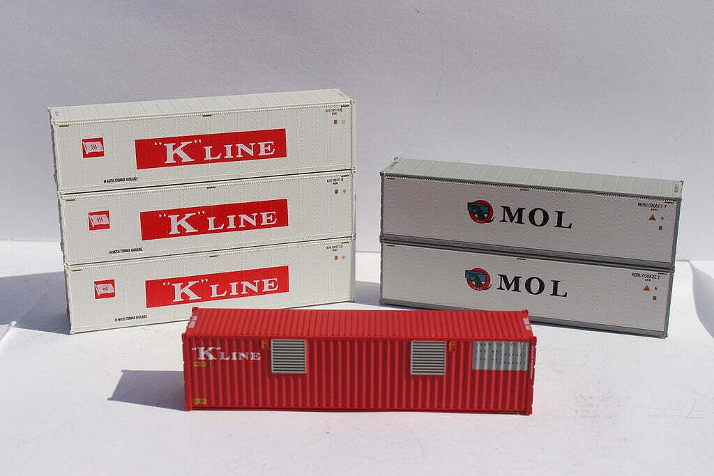 JTC406507 40 ft. 1-160 N-Scale HC Reefer Model Train Set - Pack of 6