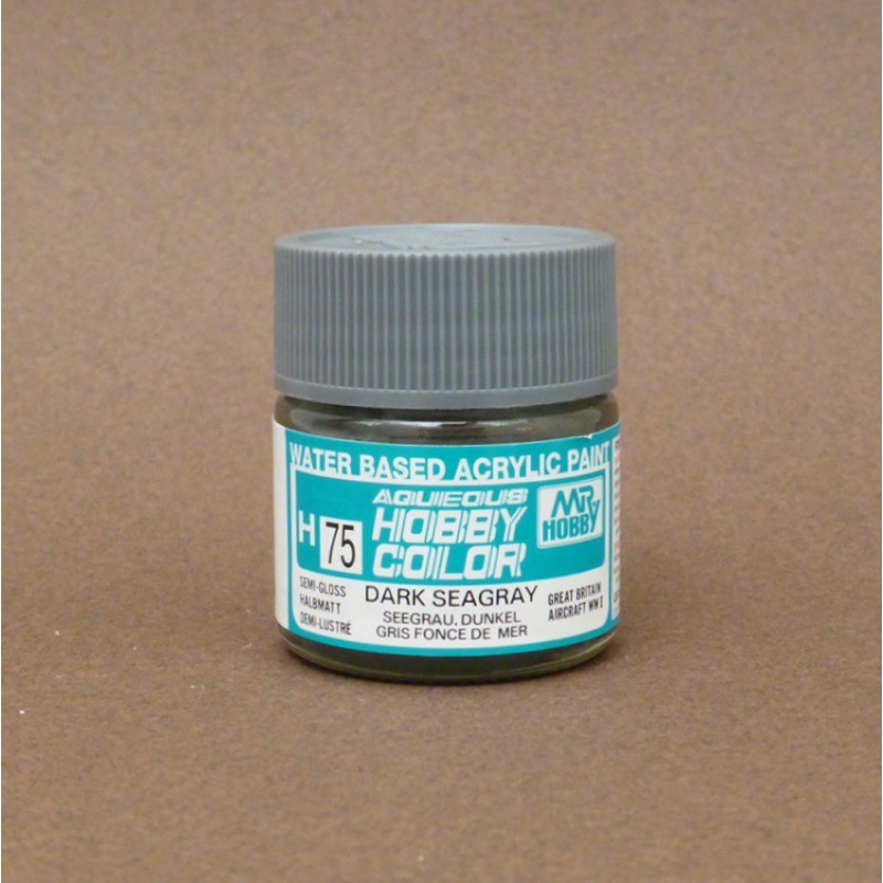 GUZH75 10 ml Dark Sea Gray Semi Gloss Paint