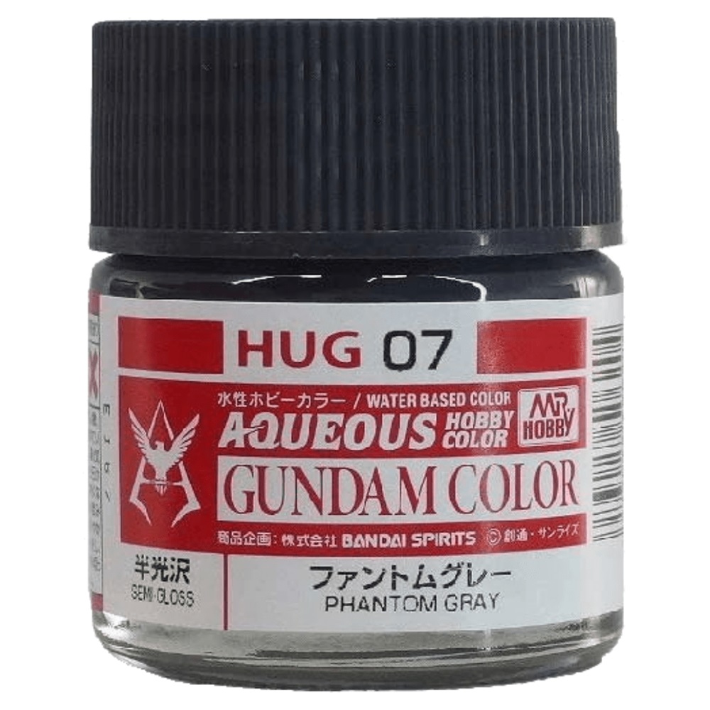 GUZHUG07 10 ml Aqueous Gundam Phantom Grey Mr. Hobby Color Paint