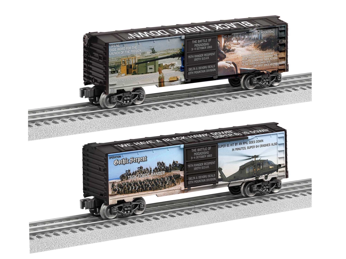 LNL2338190 O Scale Battle of Mogadishu Boxcar