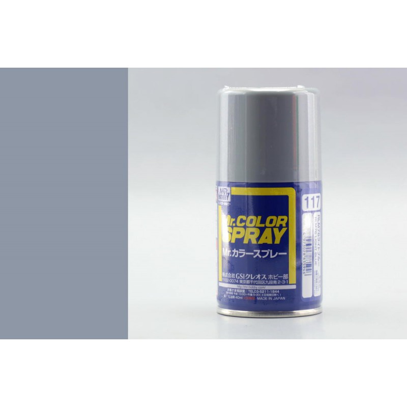 GUZS117 100 ml Semi Gloss RLM76 Light Blue MR. Color Spray