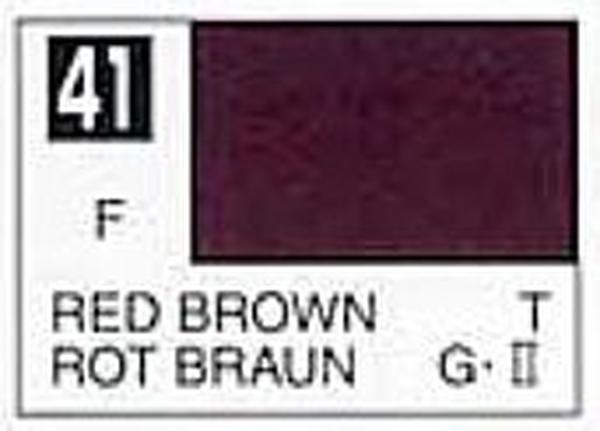 GUZS41 10 ml Flat Red & Brown Spray Enamel Paint