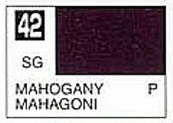 GUZS42 10 ml Semi Gloss Mahogany Spray Enamel Paint