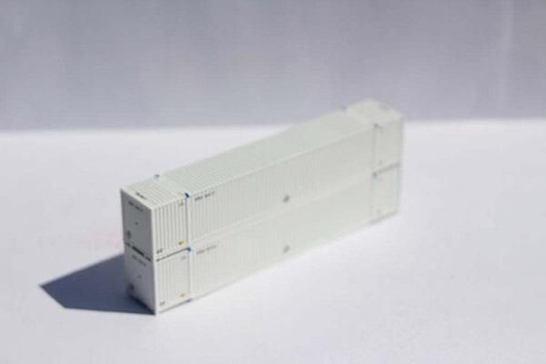 JTC537060 53 ft. N-Scale United Parcel Service High Cube Model Container Set - Pack of 2