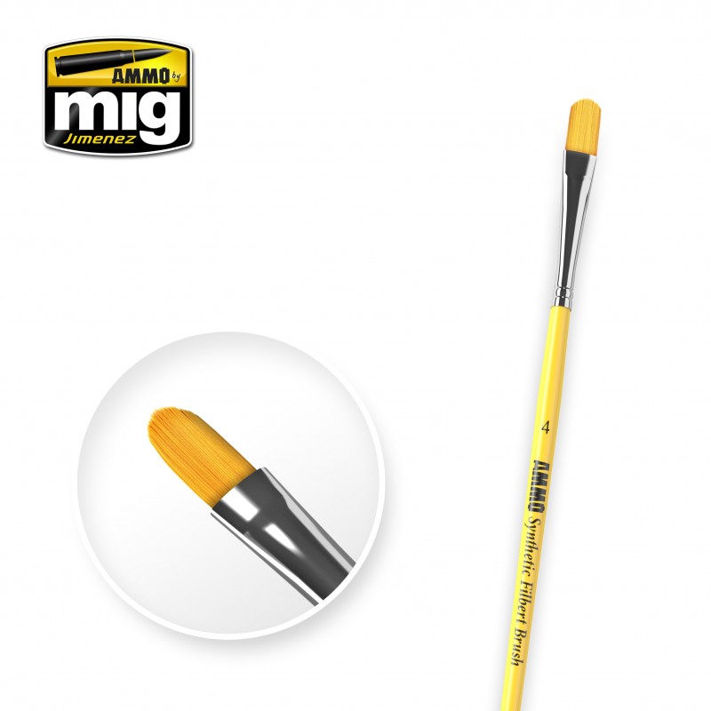 MIG8595 4 in. Synthetic Filbert Brush