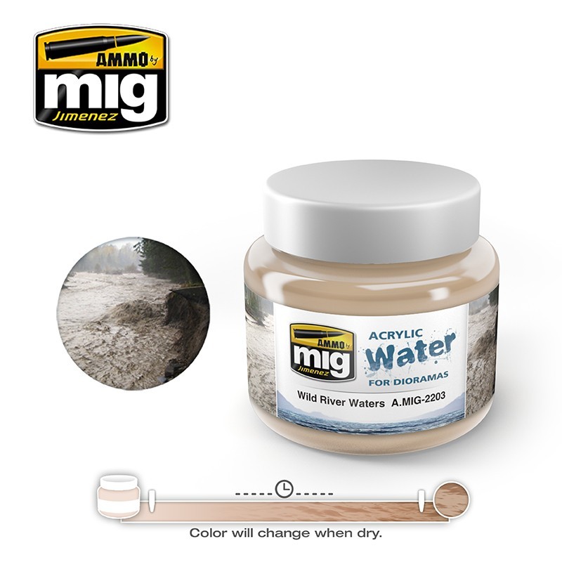 MIG2203 250 ml Wild River Waters Acrylic Paint