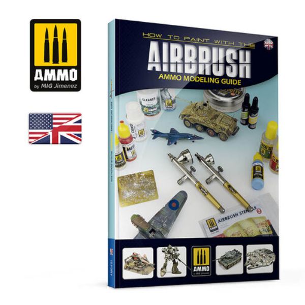 Picture of MIG Jimenez MIG6131 Modelling Guide Book - How to Paint with the Airbrush English