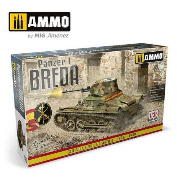 MIG8506 1-35 Scale German Panzer 1 Breda Plastic Model Kit