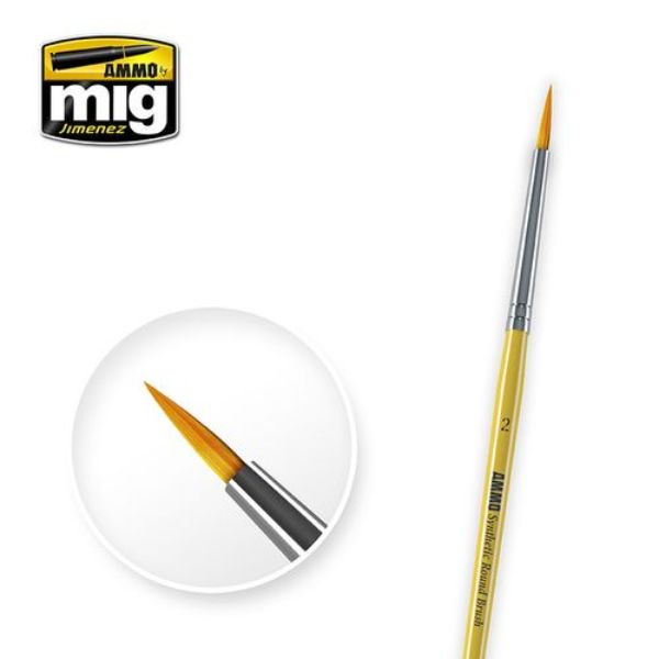 MIG8614 2 in. Synethetic Round Brush