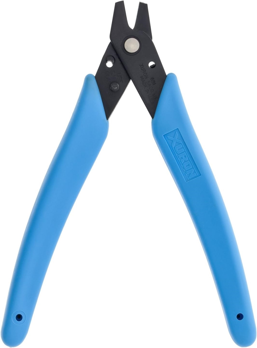 XUR691 Double Flush Cutter, Black & Blue
