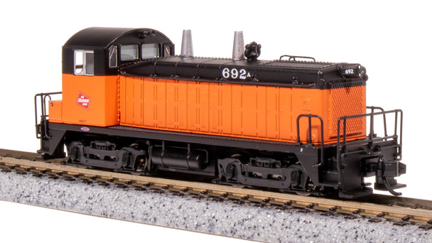 Picture of Broadway BLI7519 N Scale MILW EMD TR4A Orange & Black Diesel Locomotive - No.692A