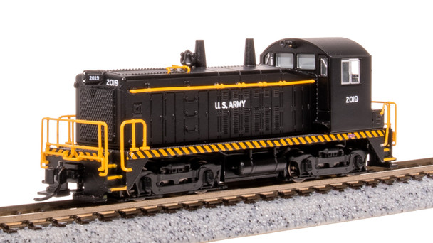 Picture of Broadway BLI7526 N Scale USAX EMD SW8 Black Diesel Locomotive - No.2019