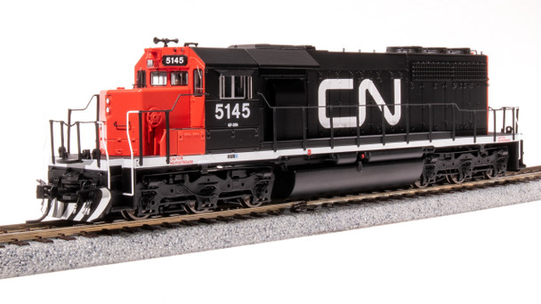 Picture of Broadway BLI9034 HO Scale Canadian National EMD SD40 Black & Red No-Sound Diesel Locomotive - No.5145
