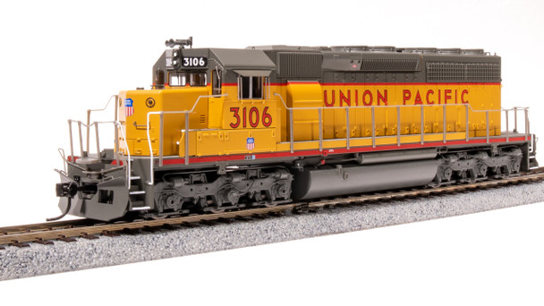 Picture of Broadway BLI9048 HO Union Pacific EMD SD40 Yellow & Gray No-Sound Diesel Locomotive - No.3106