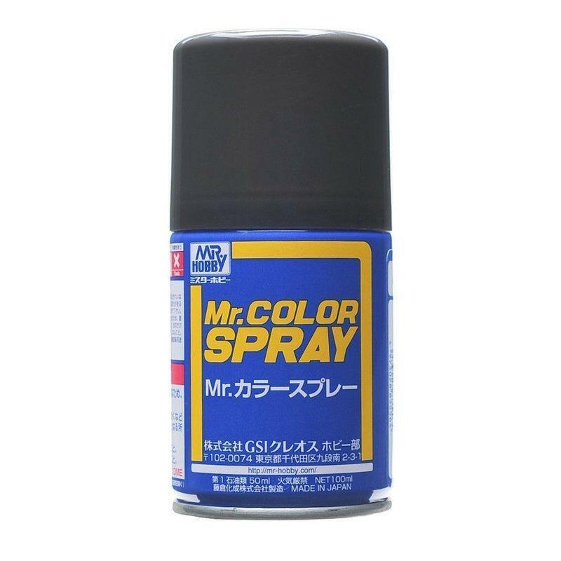GUZS32 100 ml Mr. Color Spray Semi-Gloss Dark Gray Spray Paint