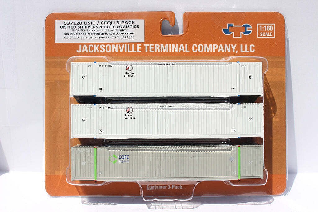 JTC537120 53 ft. High Cube Corrugated Side Containers - Pack of 3