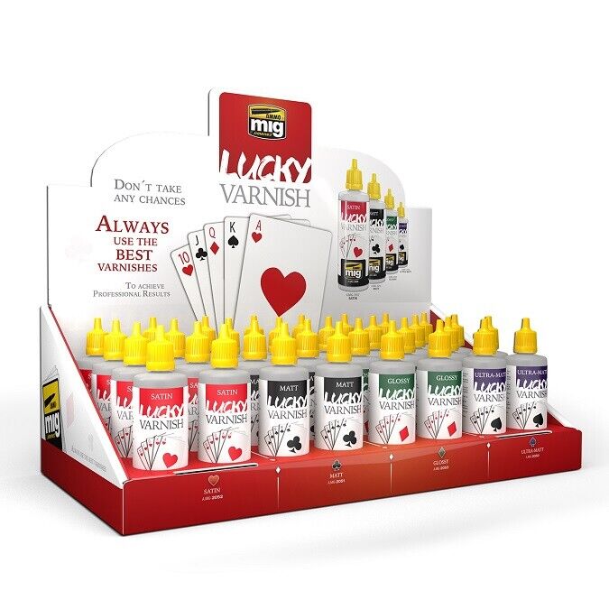 MIG8157 60 ml Lucky Varnish Display Rack
