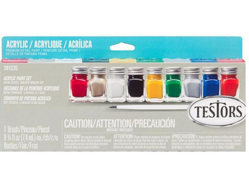 TES281235 Finishing Acrylic Paint Set, Multi Color