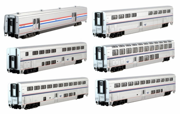 Picture of Kato KAT101789 N Scale Amtrak Superliner Phase VI Unit Bookcase Set - Pack of 6