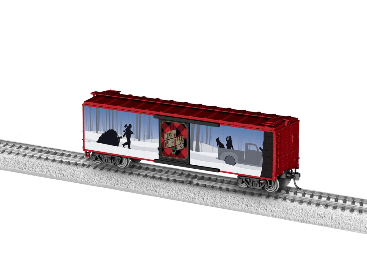 Picture of Lionel LNL2354010 1-87 Scale HO 2023 Christmas Boxcar&#44; Maroon