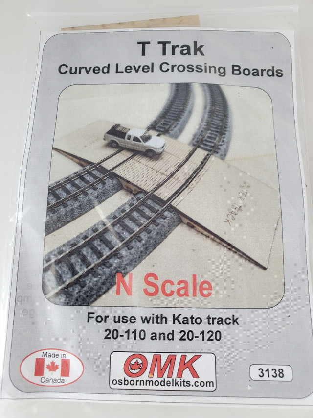 OMK3138 Curved Level Crossing Boards - N Scale